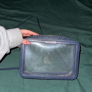 Michael Kors Clear/Navy purse